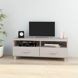 The Living Store TV omarica HAMAR bela 106x40x40 cm trdna borovina - TV Omarica, (21375598) Cene