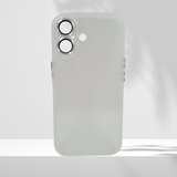  futrola matte silikon sa zastitom za kameru za iphone 16 (6.1) bela | ePonuda.com