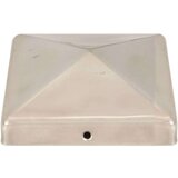 vidaXL Piramidni pokrovčki za stebričke 6 kosov jeklo 101x101 mm | Shoptok.si