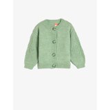 Koton Cardigan Knit Oversize Long Sleeves Round Neck With Buttons Cene