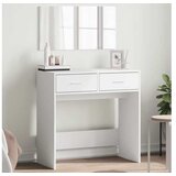 vidaXL Toaletna mizica z ogledalom bela 80x39x80 cm | Shoptok.si