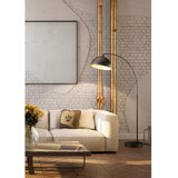 Fischer & Honsel Crna stojeća svjetiljka s metalnim sjenilom (visina 200 cm) Leitung – | shoptok.hr