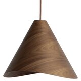  Drveni luster na sajli 1xE27/60W/230V, prečnik 33 cm, masivno drvo/orah/kaučukovo drvo | Eponuda.com