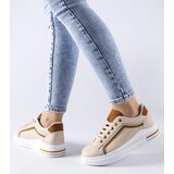 Gemre Beige Platform Sneakers Mayfield | Shoptok.si
