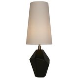 Searchlight EU88250BK - Stona lampa APEX 1xE27/60W/230V crna/siva | Eponuda.com
