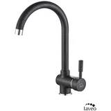 Baterija za sudoperu Lete 768D, 2 cevi, Crna