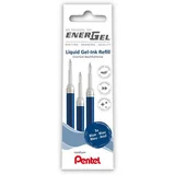 Pentel vložek za roler gel BL77, BL107, moder, 3kos LR7-3C