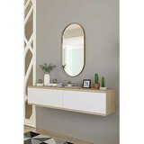 Hanah home komoda Didema, 120 cm, hrast Sapphire / bela | Eponuda.com