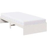  Dnevni krevet s madracem bijeli 100x200 cm puno drvo bor | shoptok.hr