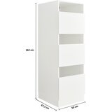XXXL večnamenska omara, bela | Shoptok.si