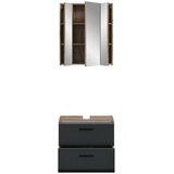 MID.YOU KOPALNICA črna, temni hrast | Shoptok.si