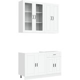  Kuhinjska jedinica PORTO 4 pcs Bijela Konstruirano drvo | shoptok.hr