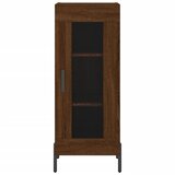  Komoda boja smeđeg hrasta 34,5 x 34 x 90 cm konstruirano drvo | shoptok.hr