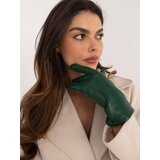 Wool Fashion Italia Gloves-AT-RK-239804.86-dark green | Shoptok.si