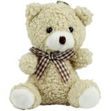 Teddy Bear Plush Keychain Pendant Decoration Beige 8cm | Shoptok.si