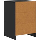  Noćni ormar s ladicama Crna 43 x 41 x 63 5 cm Konstruirano drvo | shoptok.hr