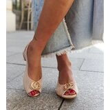 D/CEO Black sandals on a block heel Millo | Shoptok.si