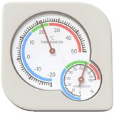 Termo higrometar Bijelo 7,5 x 7,5 x 1,2 cm ABS | shoptok.hr