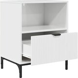  Noćni ormar s ladicama Visoko sjajno bijela 49 x 36 x 61 cm | Eponuda.com
