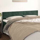  Uzglavlja 2 kom tamnozelena 90x5x78/88 cm baršunasta Cijene