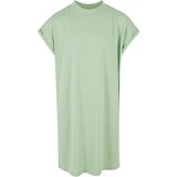 Urban Classics Kids Turtle Extended Shoulder dress for girls - green | shoptok.hr