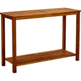 vidaXL Vrtna konzolna mizica 110x40x75 cm trden akacijev les Cene