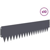  Ograda oko Travnjaka 10 pcs 103 x 25 cm metal Antracit | Eponuda.com