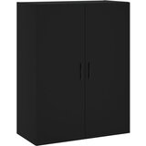 Maison Chic Stenska omarica - Zidna omarica črna 69,5x34x90 cm iu482, (22063645) | Shoptok.si