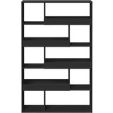 vidaXL Knjižna omara črna 100x33x156,5 cm inženirski les | Shoptok.si