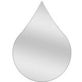 Hanah home ogledalo oblika kapljice damla black | ePonuda.com