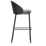 Kave Home Črno-siv barski stol (višina sedeža 77 cm) Eamy – | Shoptok.si