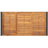  Vrtni stol s U-nogama 160 x 80 x 75 cm od masivnog drva bagrema | shoptok.hr