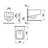Laufen H8209620000001 Pro S viseča brezrobna WC školjka | Shoptok.si