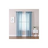 MIULEE 2x 140x175cm Prosojne Voile Zavese | Shoptok.si
