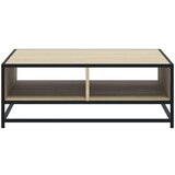 vidaXL Stol za kavu Sonoma hrast 80x80x30 cm Konstruirano drvo i metal | shoptok.hr