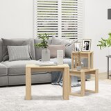  Uklapajući stolići 3 kom boja hrasta sonome konstruirano drvo | shoptok.hr