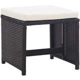 Maison Chic Vrtni stolčki - Vrtni stoli 2 kosa z blazinami poli ratan črne barve JS1075, (21877986) | Shoptok.si