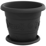  Saksije za biljke 24 pcs Crna Ø 26 x 21.5 cm Plastika | shoptok.hr