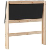 vidaXL tapecirani uzglavlje tamno siva 90 cm čvrsto borovo drvo | shoptok.hr