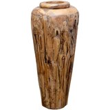 vidaXL Okrasna vaza 40x100 cm trdna tikovina | Shoptok.si