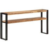 Maison Chic konzolna miza - miza ob steni 150x30x75 cm trden akacijev les, (21786556) | Shoptok.si