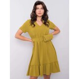 Italy Moda Dress-DHJ-SK-13078.31P-olive | Shoptok.si