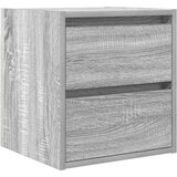  Zidni noćni ormarići 2 kom boja sivog hrasta sonome 38x34x40 cm | shoptok.hr