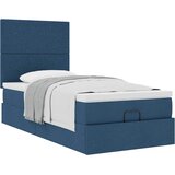  Otomanski krevet s madracem plavi 90x200 cm tkanine | shoptok.hr
