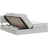  Krevet s od storage s uzglavljem 2 kom. Svjetlosiva 180 x 200 cm | shoptok.hr