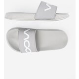 Shelvt Light gray flip-flops with inscription | shoptok.hr