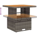 vidaXL 3-dijelni bistro set od poliratana s jastucima sivi | shoptok.hr