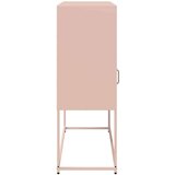 vidaXL Komoda ružičasta 100,5x39x107 cm hladno valjani čelik | shoptok.hr