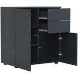 MID.YOU KOMODA, antracit | Shoptok.si
