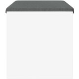  Haldna klop z blazino Bela 80 x 38 x 46 cm, (5000155670) | Shoptok.si